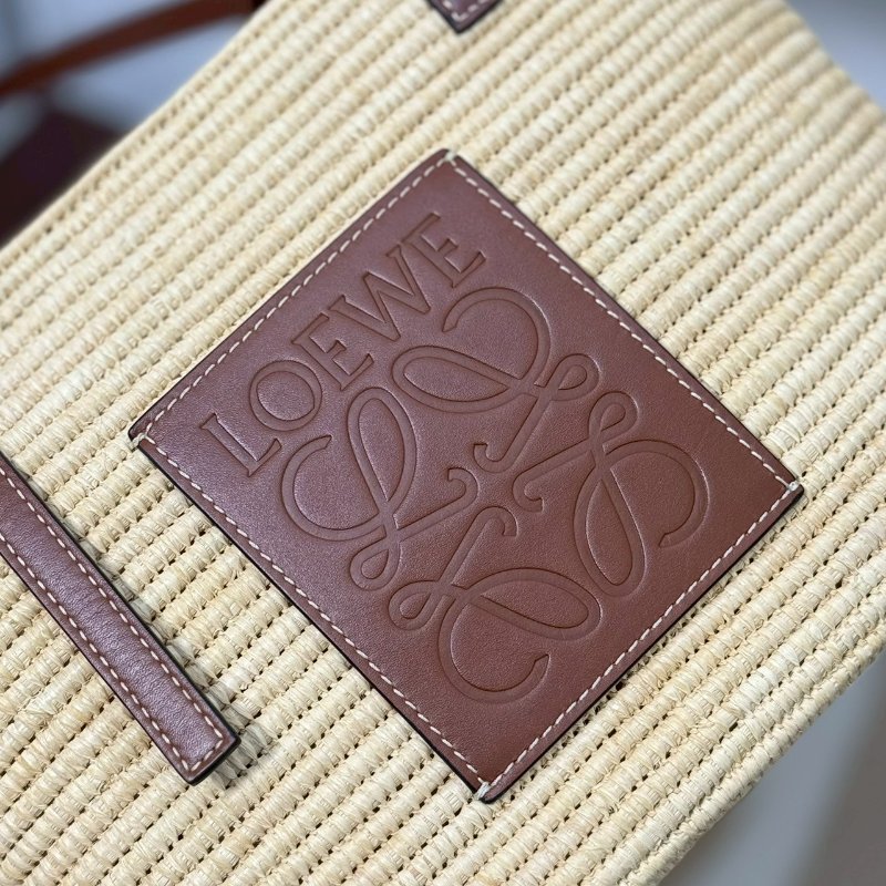 🏷Loewe．Basket 草編托特包-15