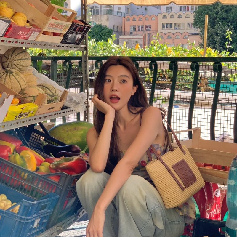 🏷Loewe．Basket 草編托特包-19