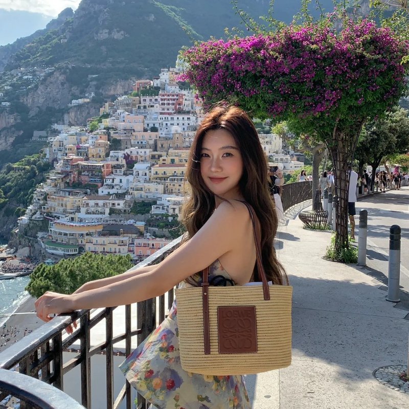 🏷Loewe．Basket 草編托特包-20