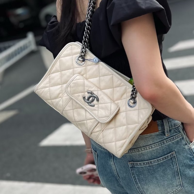 🏷Chanel.孟買系列 Tote 單肩托特包-31