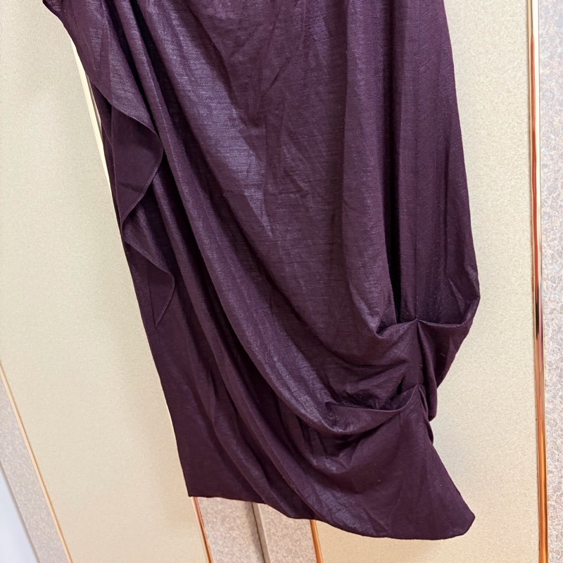29)Kao MeiFen正品葡萄紫設計款洋裝 9號 95成新-4
