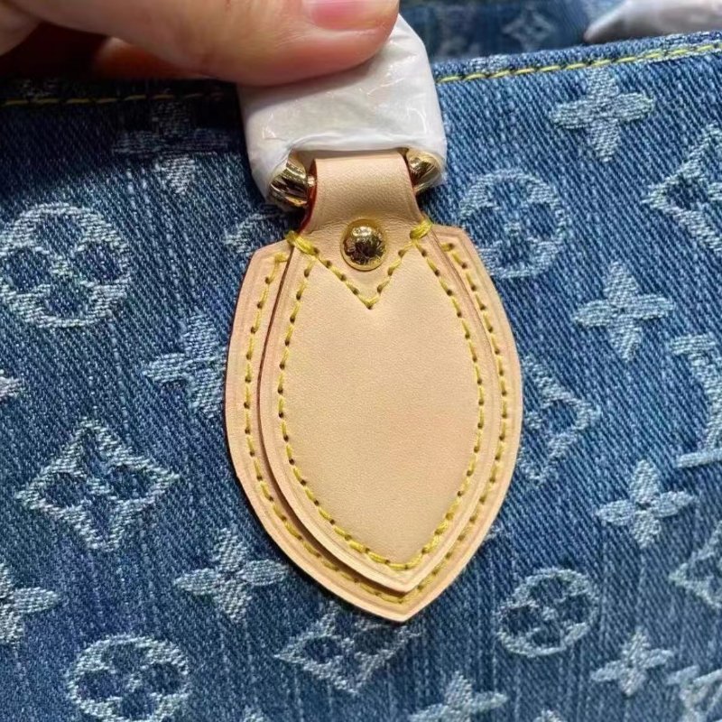 Lv otg 中號托特包藍色 全新配件塵袋-1