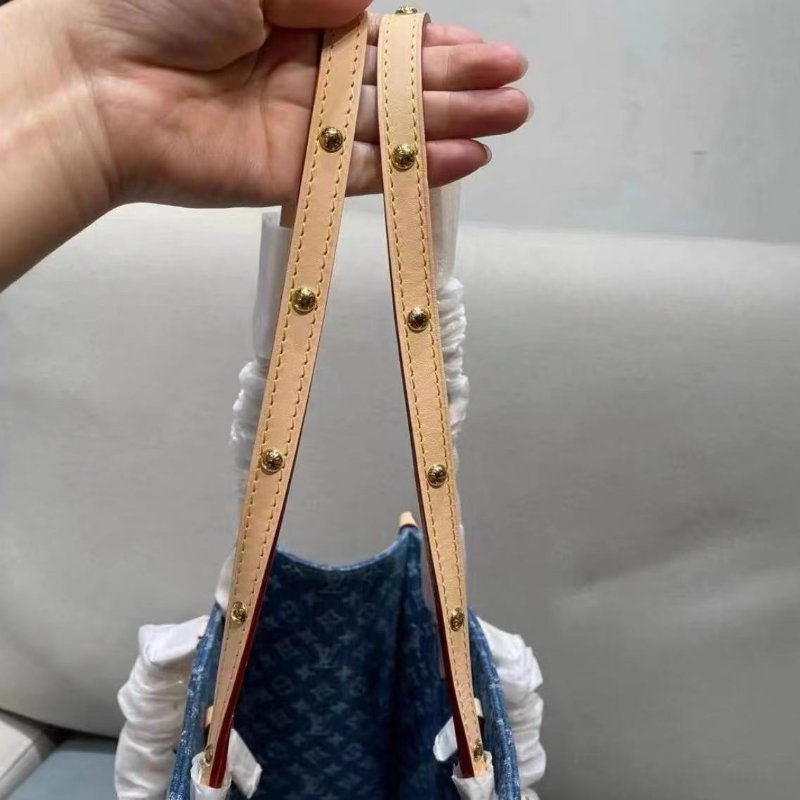 Lv otg 中號托特包藍色 全新配件塵袋-3