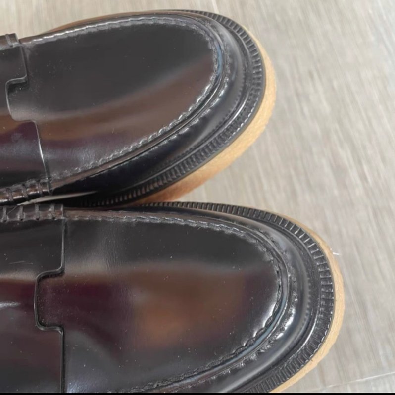 Hermes 厚底樂福鞋 36號 穿一次閒置 配件塵袋-2