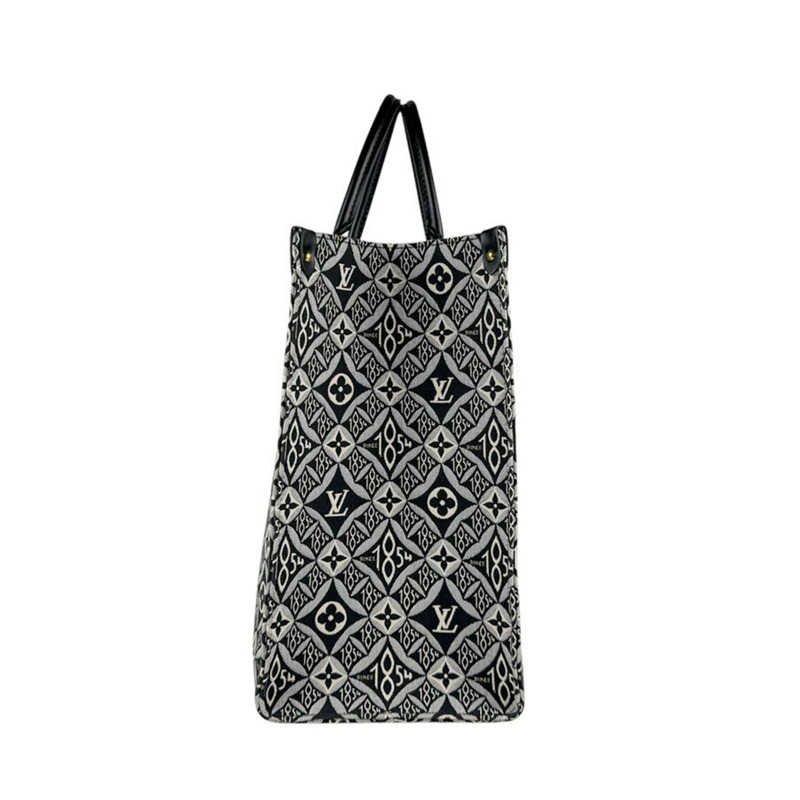 Louis Vuitton Monogram Jacquard On-the-Go GM 單肩包/手提包,黑色,男/女款,M57207 z6526-1