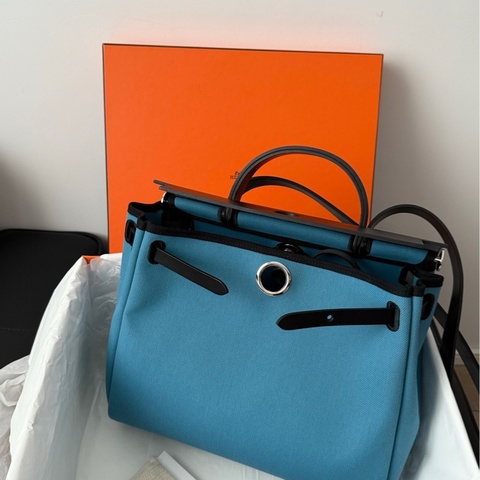 Hermes 愛馬仕 新牛仔藍品黑色 herbag31