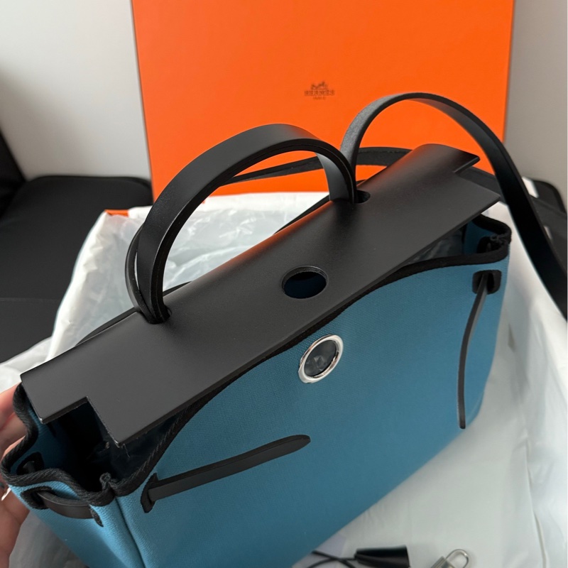 Hermes 愛馬仕 新牛仔藍品黑色 herbag31-4