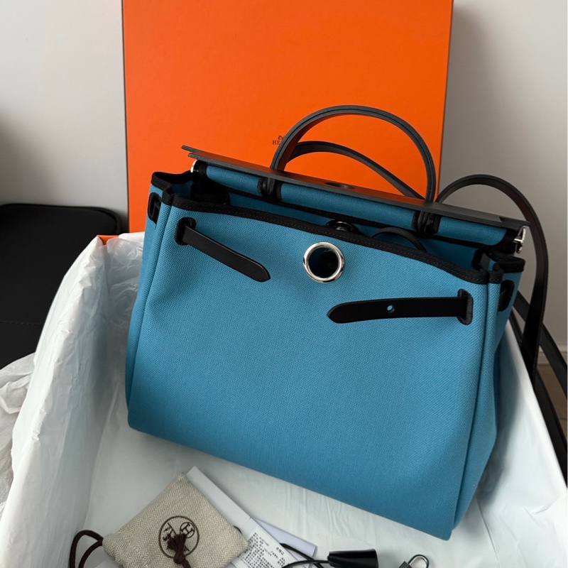 Hermes 愛馬仕 新牛仔藍品黑色 herbag31-5