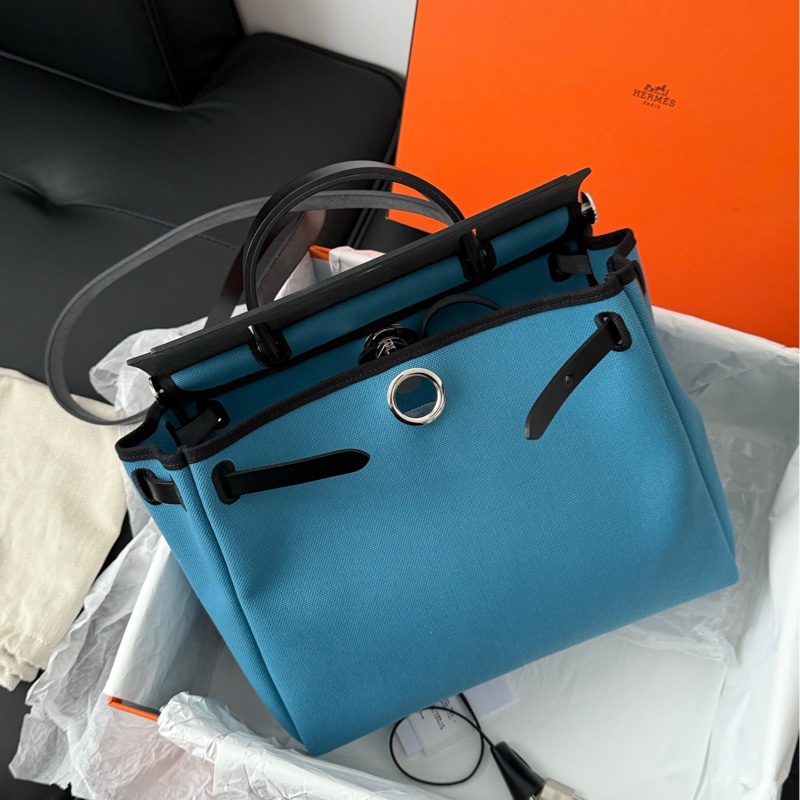Hermes 愛馬仕 新牛仔藍品黑色 herbag31-6