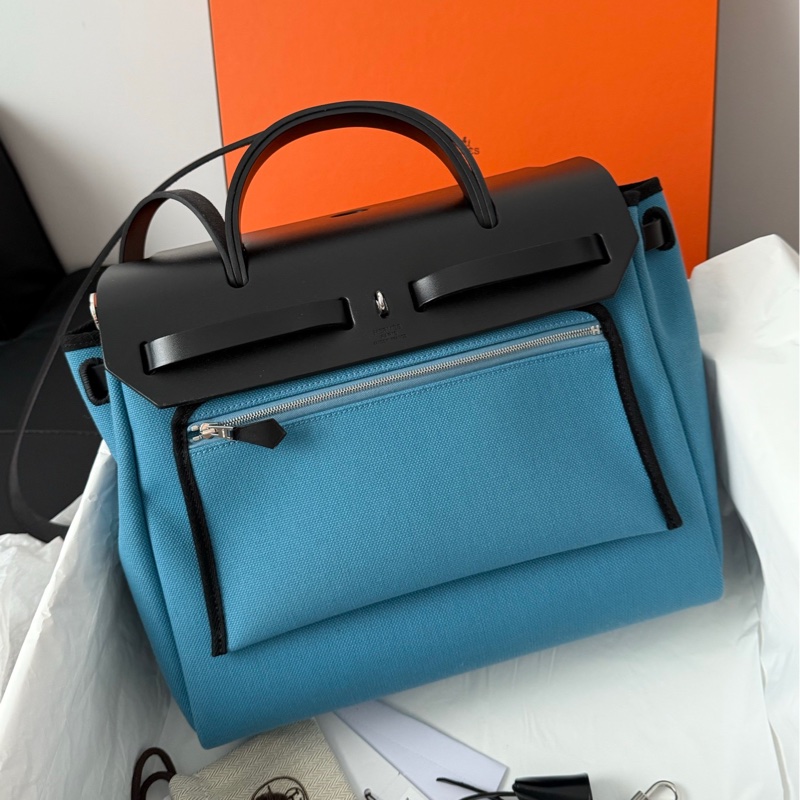 Hermes 愛馬仕 新牛仔藍品黑色 herbag31-7