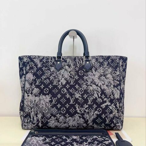 ✨Louis Vuitton Tapestry牛仔托特包 全新配件塵袋