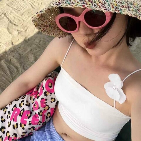 Chanel 粉色5528 太陽眼鏡 全新全配