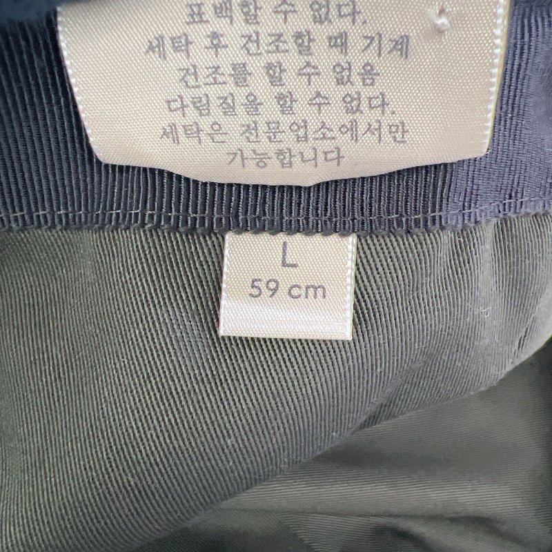 GUCCI GG帆布織帶老花棒球帽-7