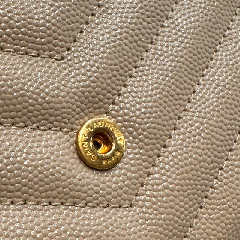 *SHIHNA名牌精品*YSL Cassandre 粒面牛皮WOC-4