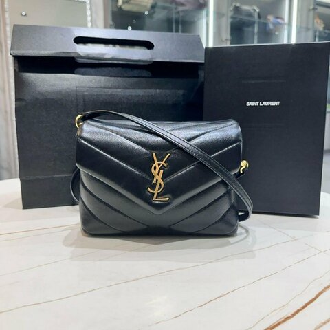 *SHIHNA名牌精品*YSL LouLou 小方胖斜背包