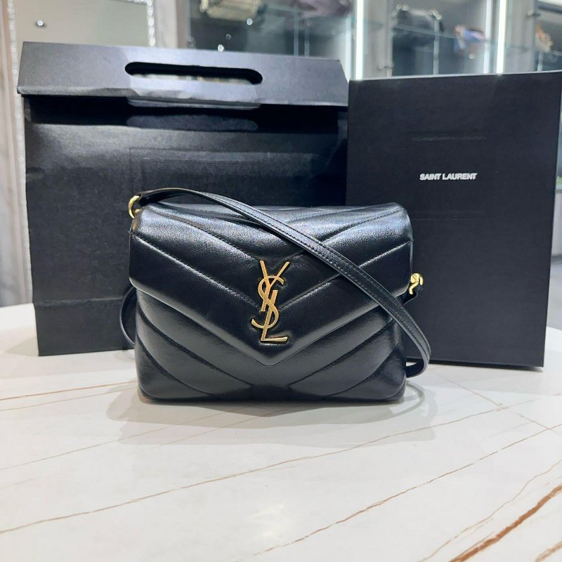 *SHIHNA名牌精品*YSL LouLou 小方胖斜背包-0