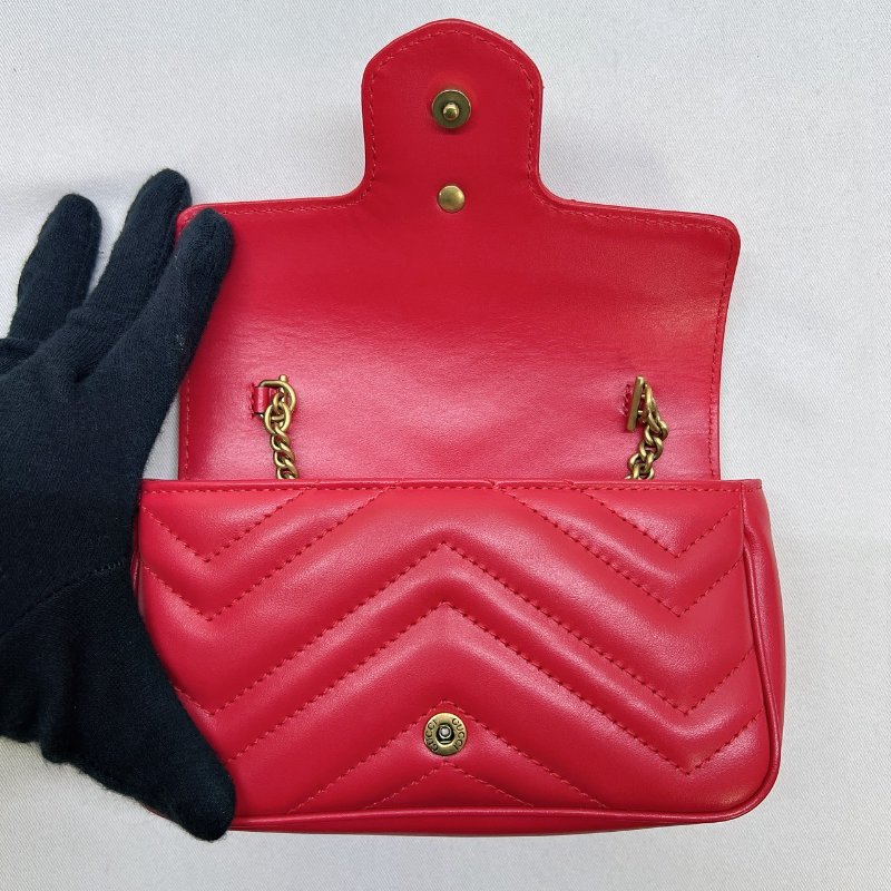 GUCCI Mini Marmont翻蓋鏈包-3