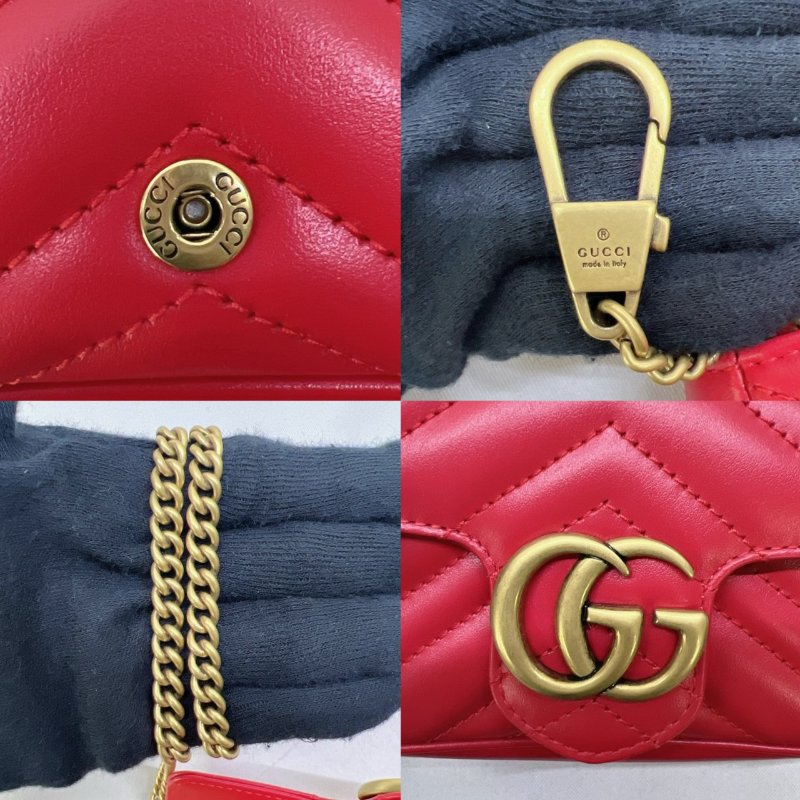 GUCCI Mini Marmont翻蓋鏈包-5