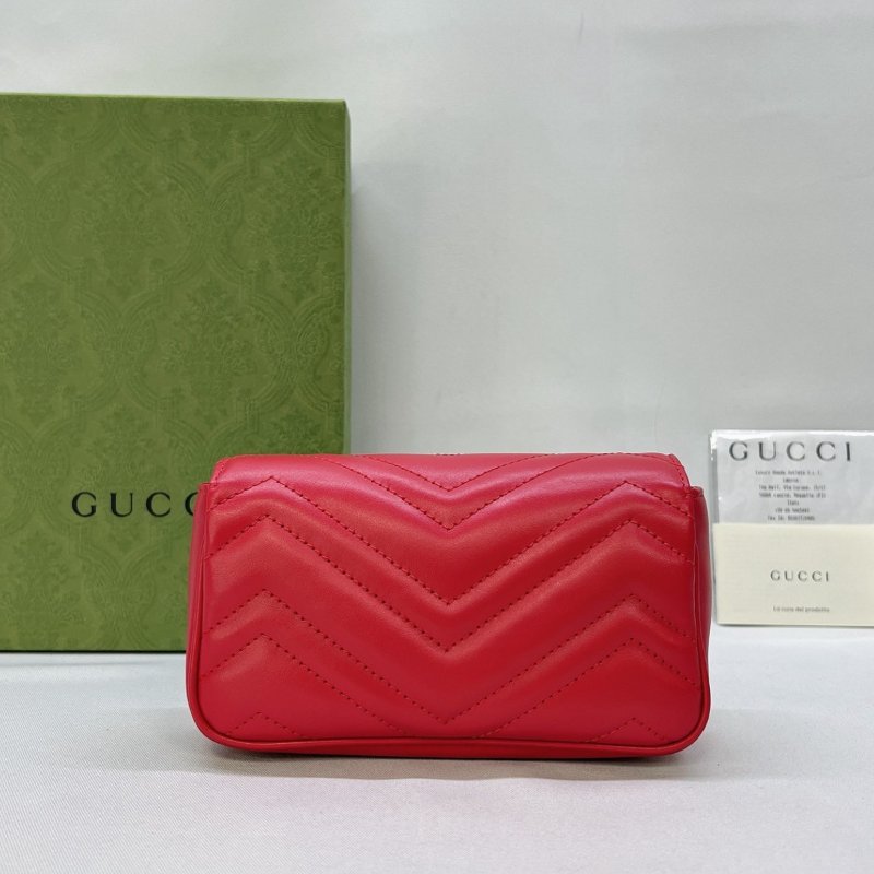 GUCCI Mini Marmont翻蓋鏈包-1