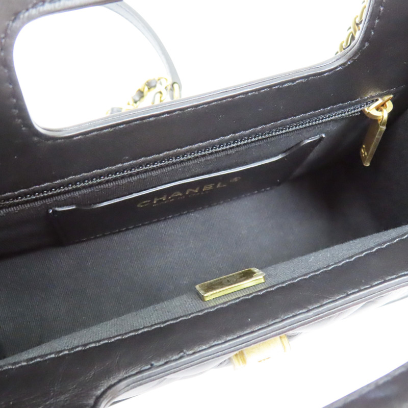 黑色 牛皮 鍊帶 肩背包 AS4025-4