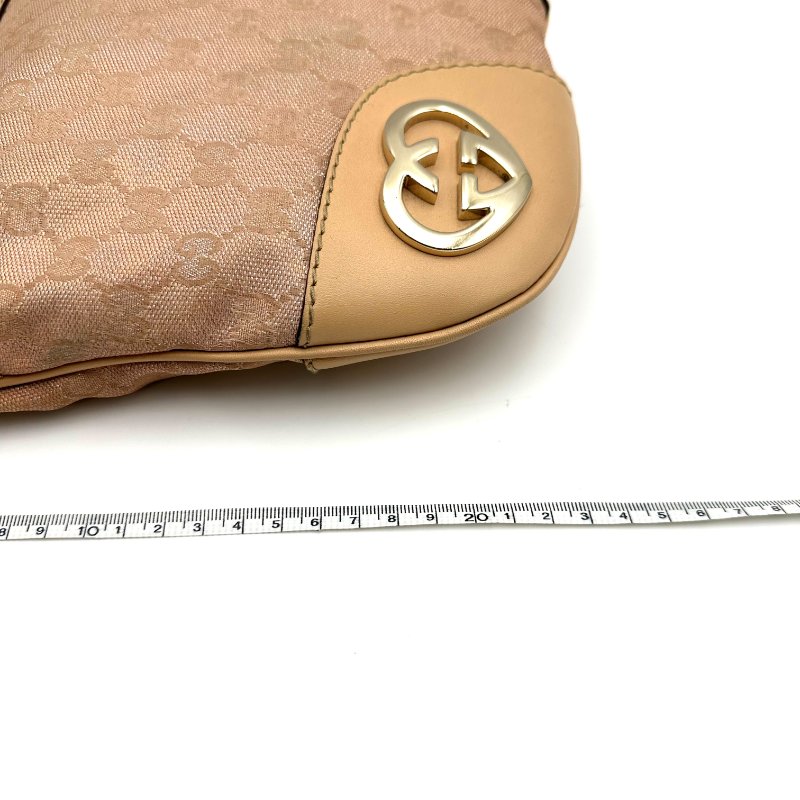 【美收精品】GUCCI 粉色單肩包 B-729【隔月月中將轉賣至日本 上架期限30天】-12