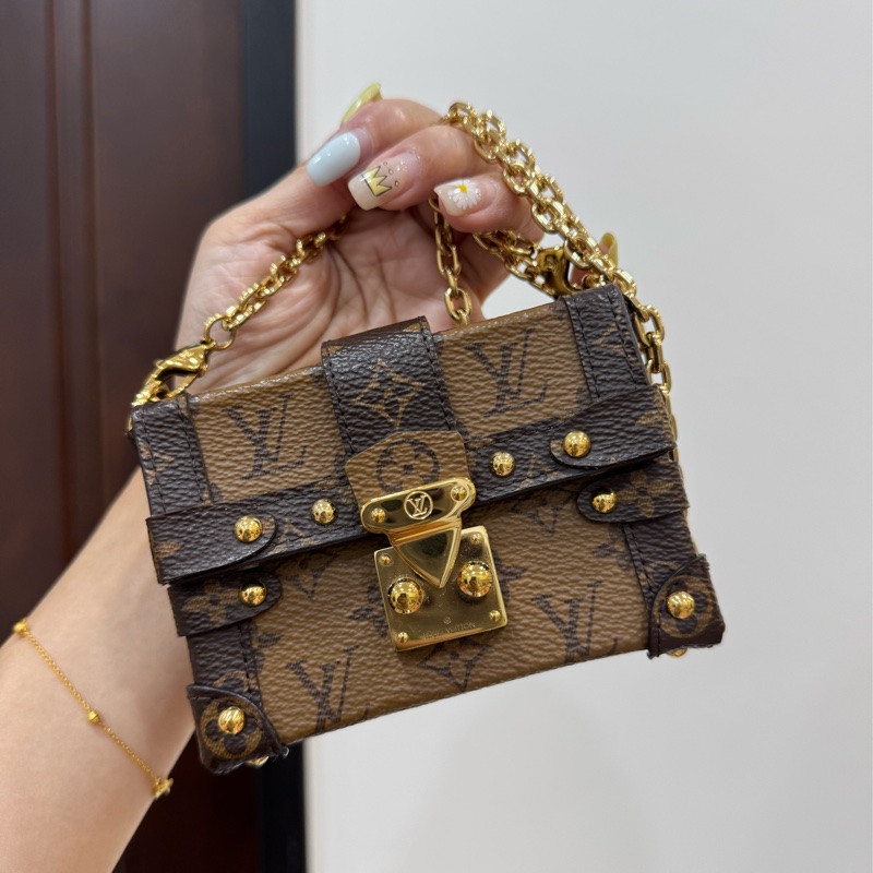 LV essential trunk MINI 方盒子 小方盒 廢包 手挽包 晚宴包 口紅包 斜背包 肩背包 側背包-1