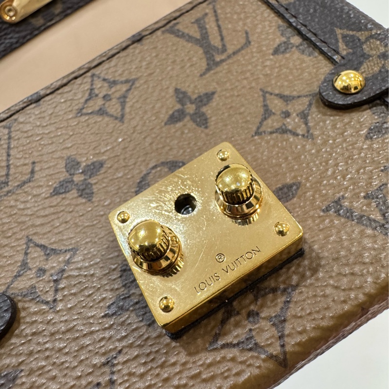 LV essential trunk MINI 方盒子 小方盒 廢包 手挽包 晚宴包 口紅包 斜背包 肩背包 側背包-22