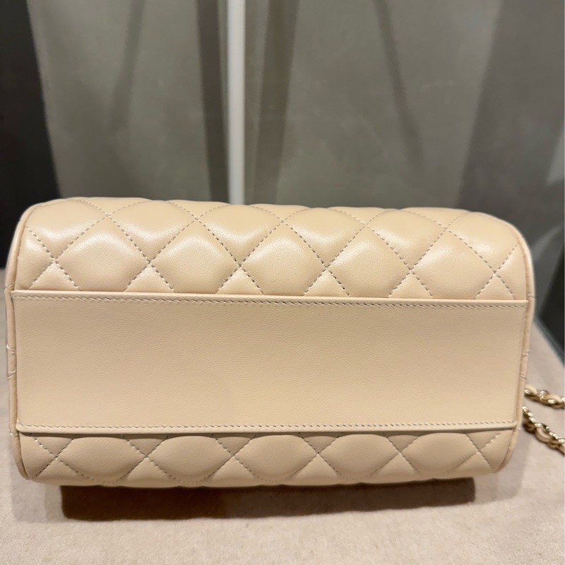 Chanel保齡球包 駝色-1