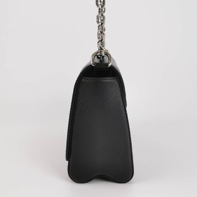 Louis Vuitton (LV) Twist 中號 牛皮 水波紋 LV旋轉鎖扣 斜背包 單肩包-2