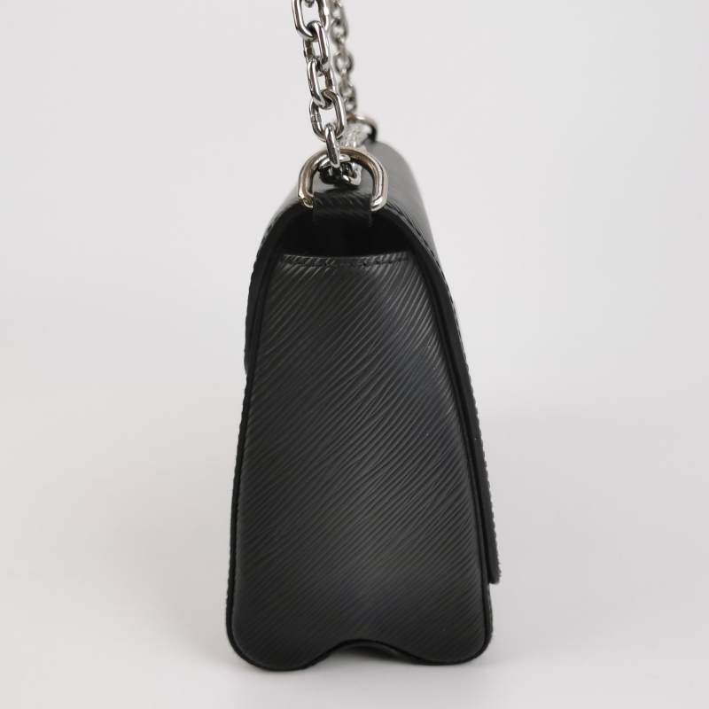 Louis Vuitton (LV) Twist 中號 牛皮 水波紋 LV旋轉鎖扣 斜背包 單肩包-3
