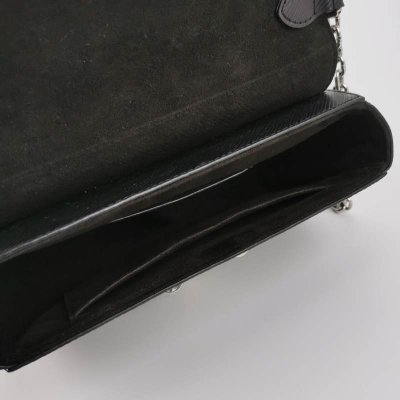Louis Vuitton (LV) Twist 中號 牛皮 水波紋 LV旋轉鎖扣 斜背包 單肩包-6