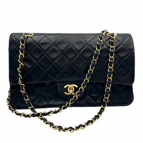【美收精品】CHANEL 黑色單肩包 B-735【隔月月中將轉賣至日本 上架期限30天】