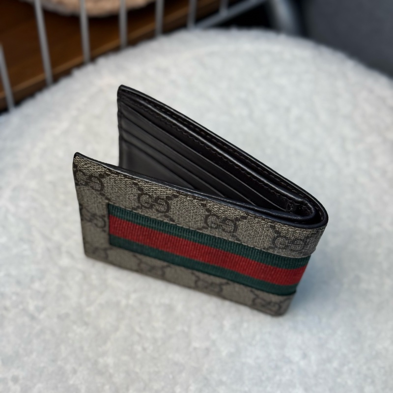 Gucci蜜蜂老花短夾-2