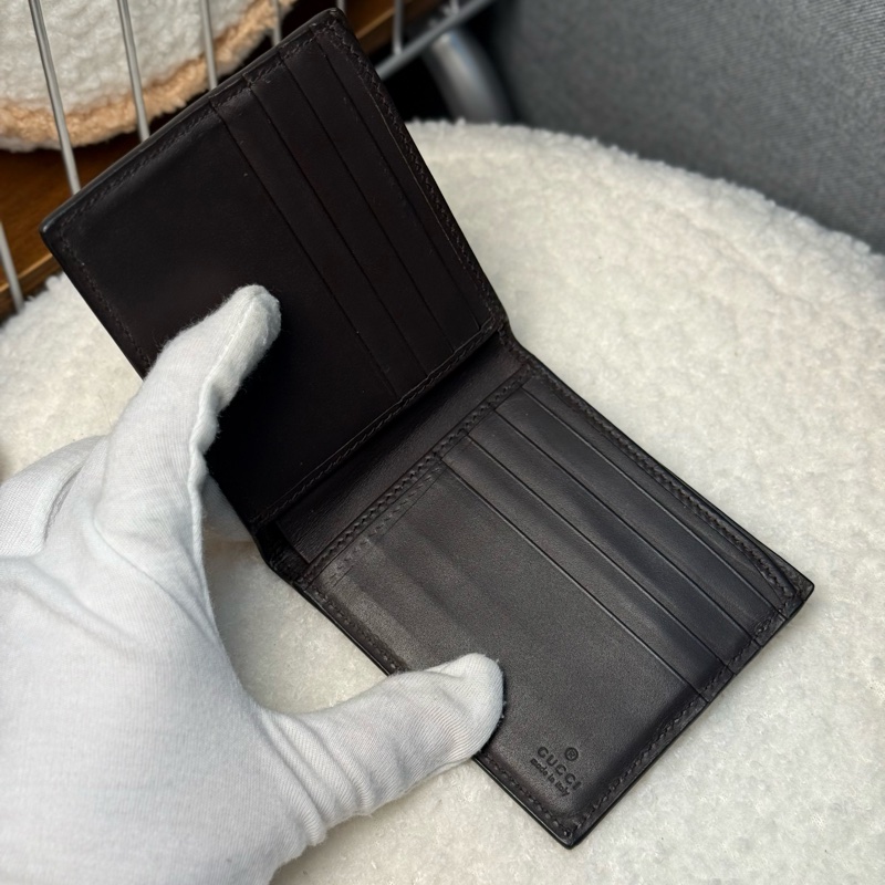 Gucci蜜蜂老花短夾-8