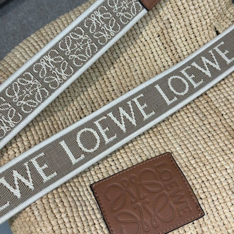 LOEWE Slit 草編托特包 - mini自然色-7