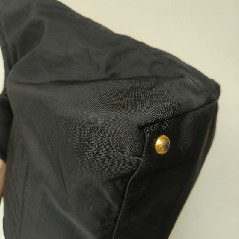 【8成新】㊣✨PRADA✨普拉達 黑色 帆布 皮革 口袋 兩用 托特包 肩背包 斜背包 媽媽包 購物袋 旅行袋/二手包/二手精品🌳二手樹屋🌳-6