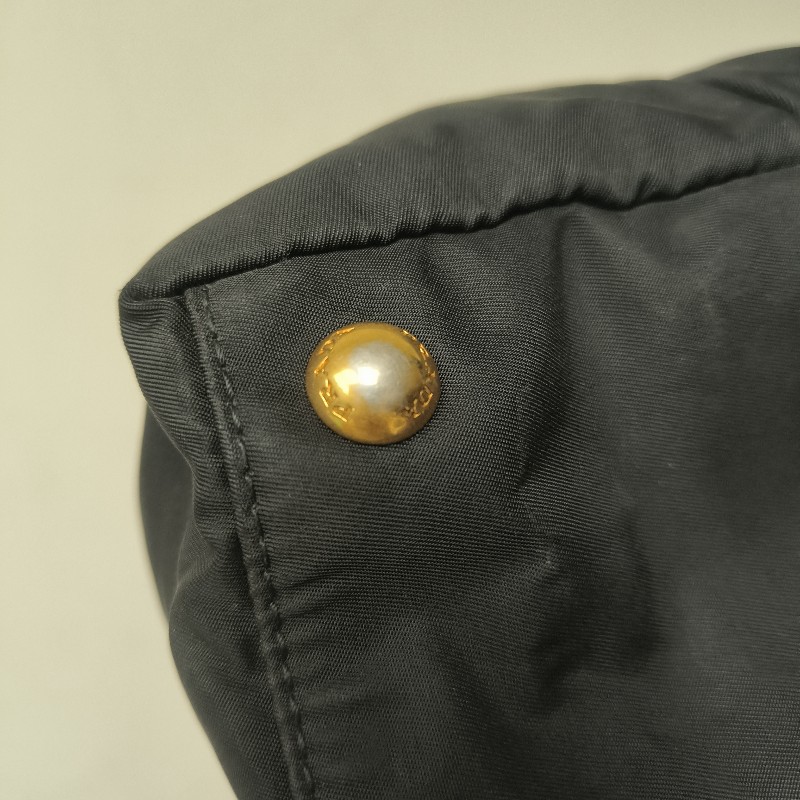 【8成新】㊣✨PRADA✨普拉達 黑色 帆布 皮革 口袋 兩用 托特包 肩背包 斜背包 媽媽包 購物袋 旅行袋/二手包/二手精品🌳二手樹屋🌳-12