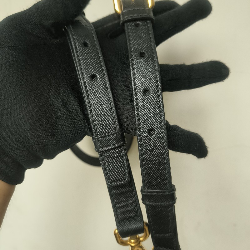 【8成新】㊣✨PRADA✨普拉達 黑色 帆布 皮革 口袋 兩用 托特包 肩背包 斜背包 媽媽包 購物袋 旅行袋/二手包/二手精品🌳二手樹屋🌳-40