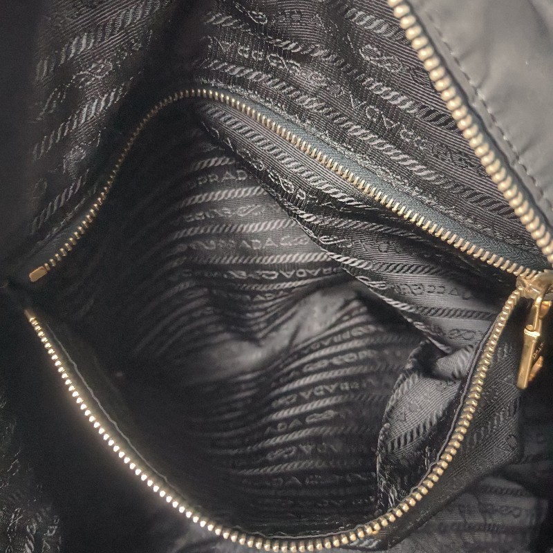 【8成新】㊣✨PRADA✨普拉達 黑色 帆布 皮革 口袋 兩用 托特包 肩背包 斜背包 媽媽包 購物袋 旅行袋/二手包/二手精品🌳二手樹屋🌳-50