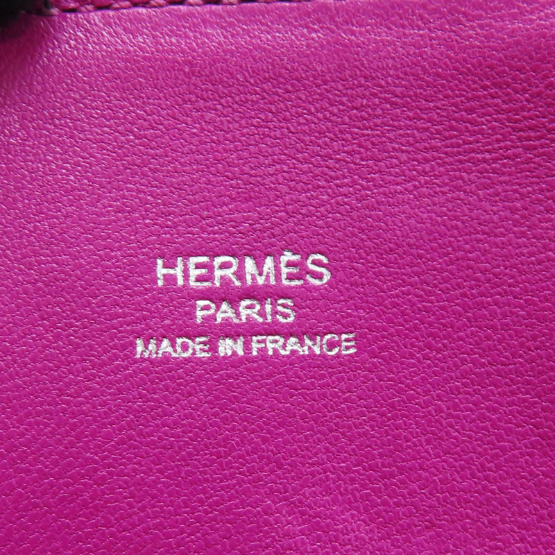 玫瑰紫 Evercolor 皮革 Bolide 1923 Mini 柏莉包 兩用包 C刻【HERMES 愛馬仕】 075180CK-5