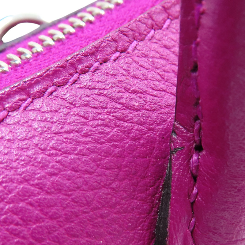 玫瑰紫 Evercolor 皮革 Bolide 1923 Mini 柏莉包 兩用包 C刻【HERMES 愛馬仕】 075180CK-14