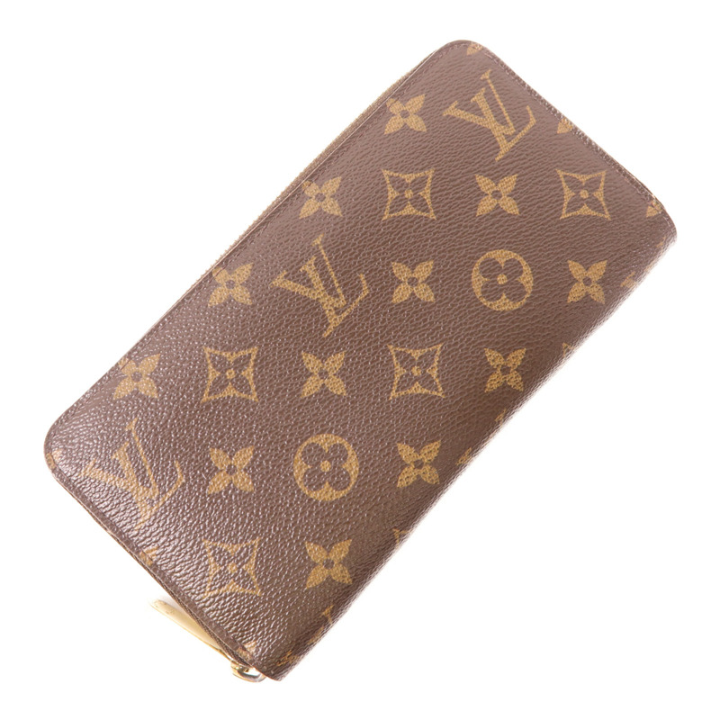 LOUIS VUITTON Monogram Zipper Long Wallet金扣長錢包-2
