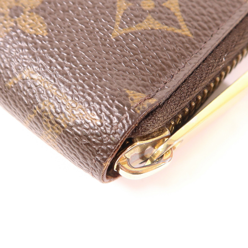 LOUIS VUITTON Monogram Zipper Long Wallet金扣長錢包-9