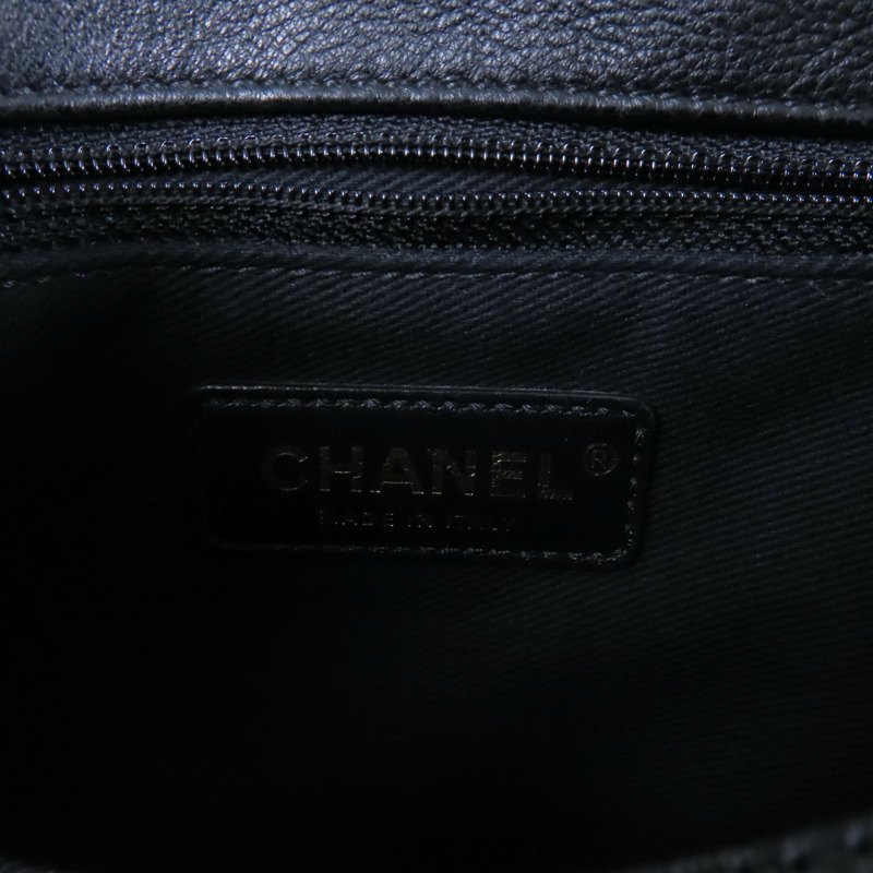CHANEL 牛皮皮革BackPack金扣背包-5