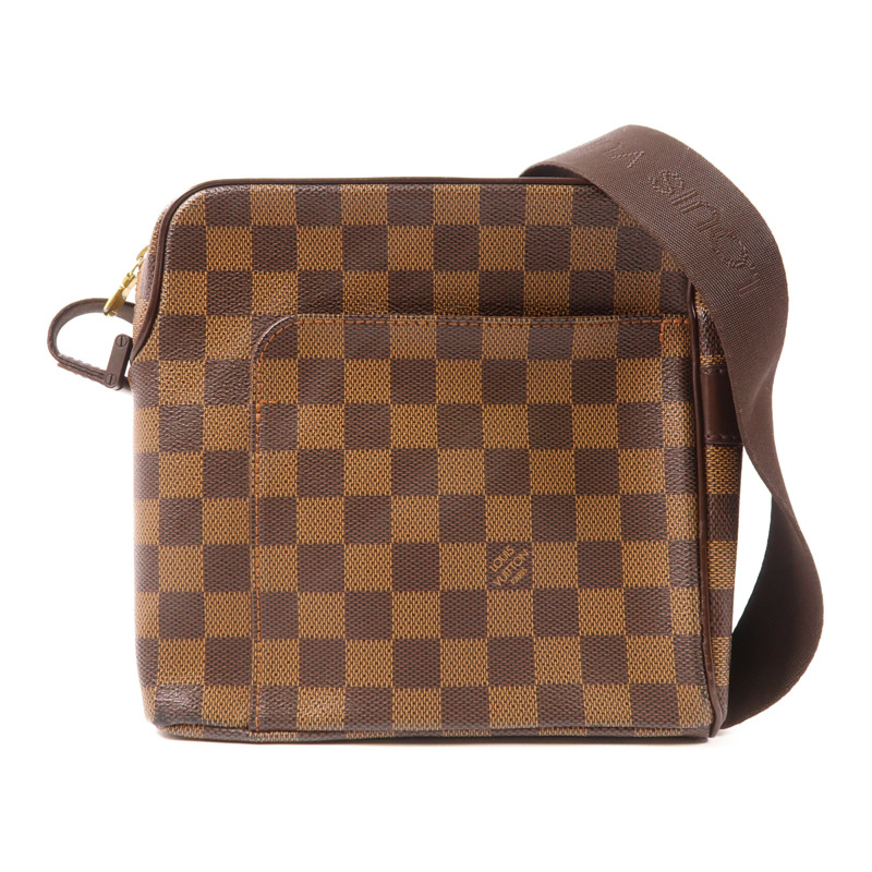 LOUIS VUITTON Damier Olaf PM金扣肩背袋-0