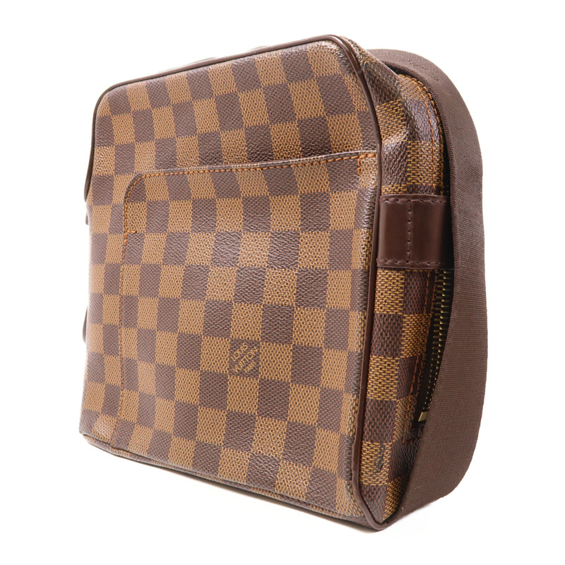 LOUIS VUITTON Damier Olaf PM金扣肩背袋-2