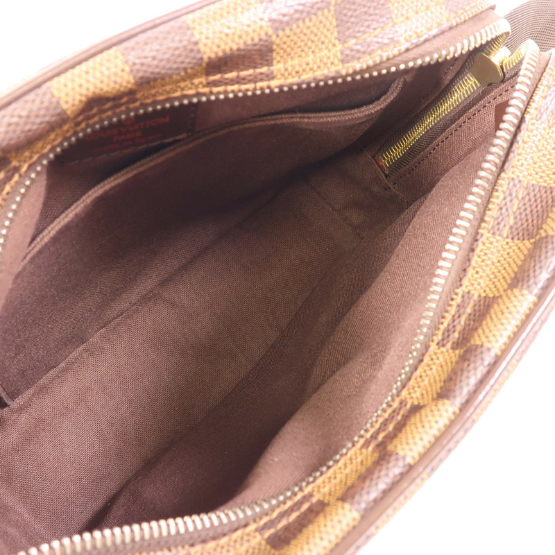 LOUIS VUITTON Damier Olaf PM金扣肩背袋-4