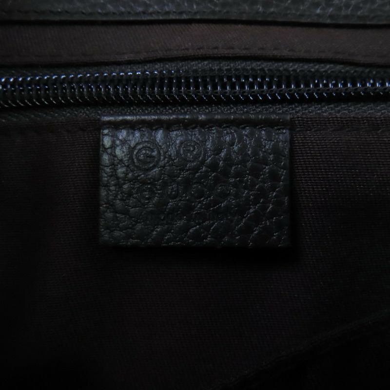 GUCCI GG帆布Shoulder Bag銀扣肩背袋-5