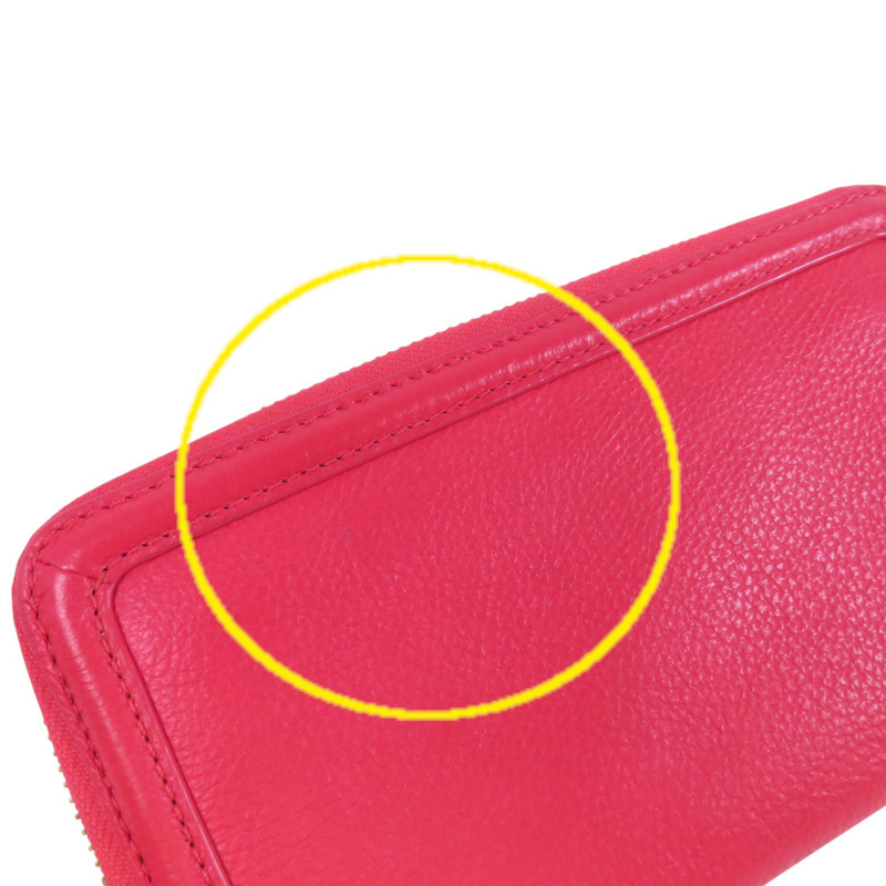 Tory Burch 牛皮皮革Round Long Wallet金扣拉鏈長錢包-12