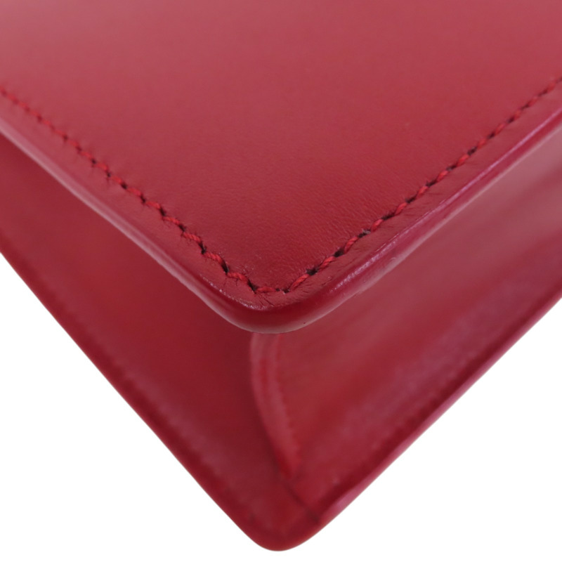 SAINT LAURENT 牛皮皮革Clutch Bag金扣手拿包-10